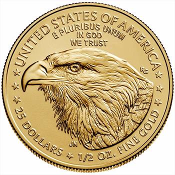 1/2 oz Gold Eagle - BU (Year Varies) image 3