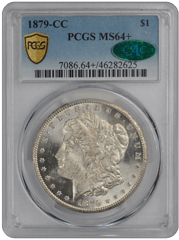 1879-CC $1 Morgan Dollar PCGS  (CAC) #3551-1 MS64+