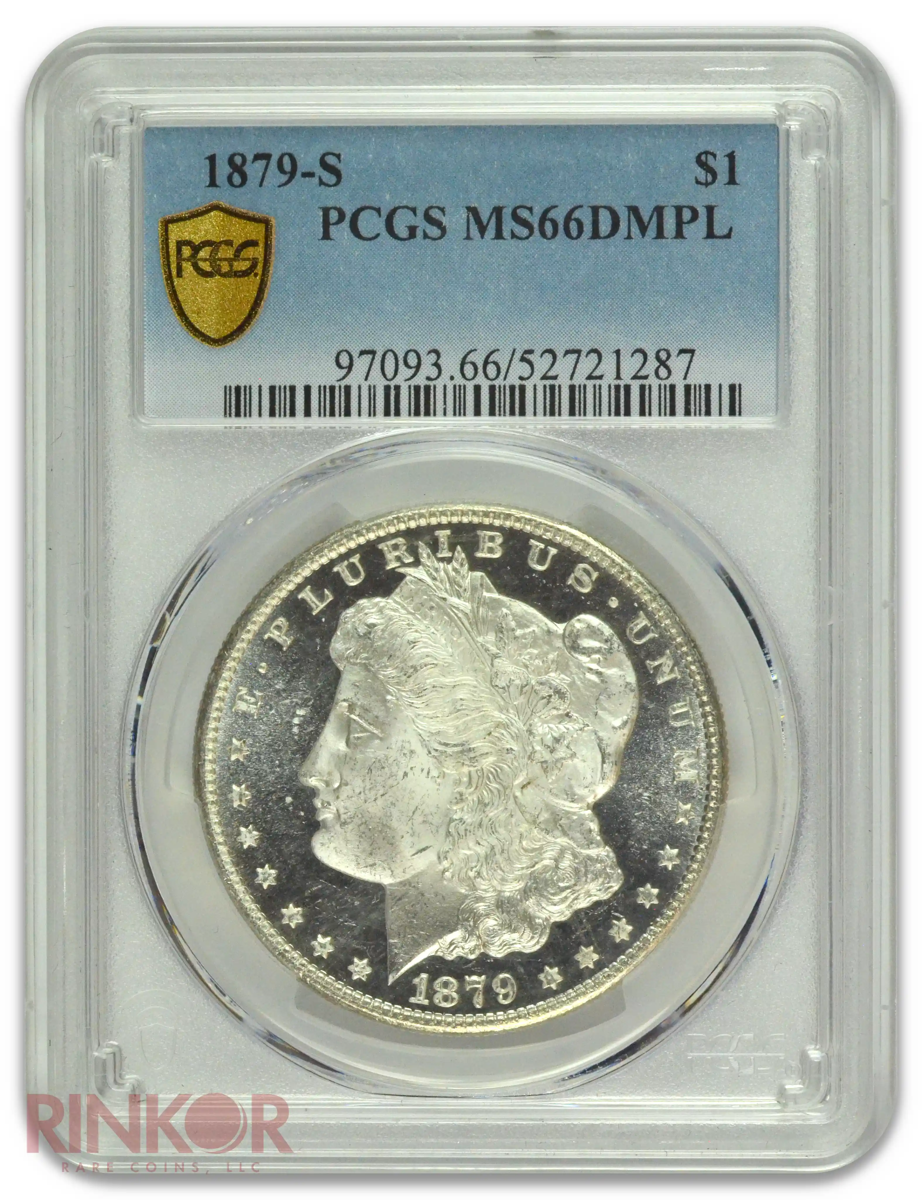 1879-S $1 Morgan Dollar PCGS MS 66 DMPL 