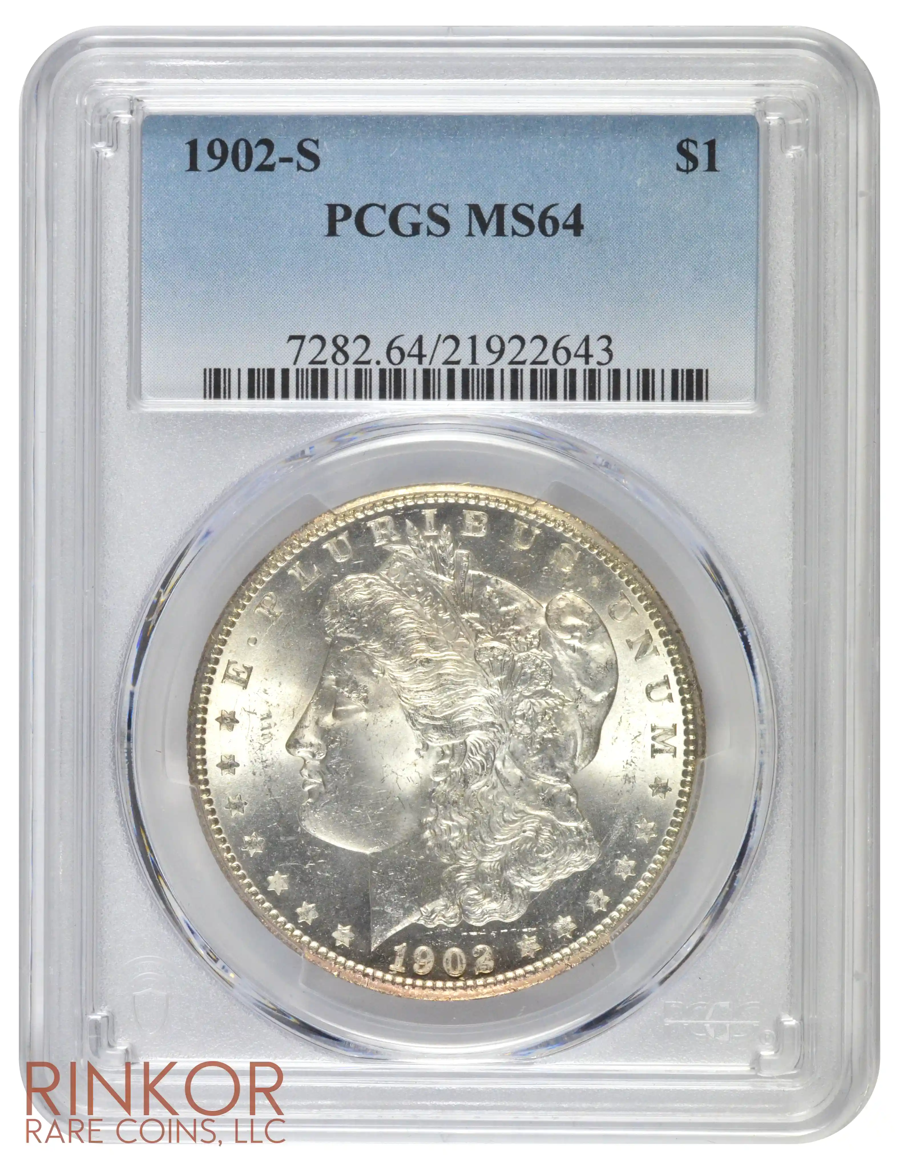 1902-S $1 PCGS MS 64