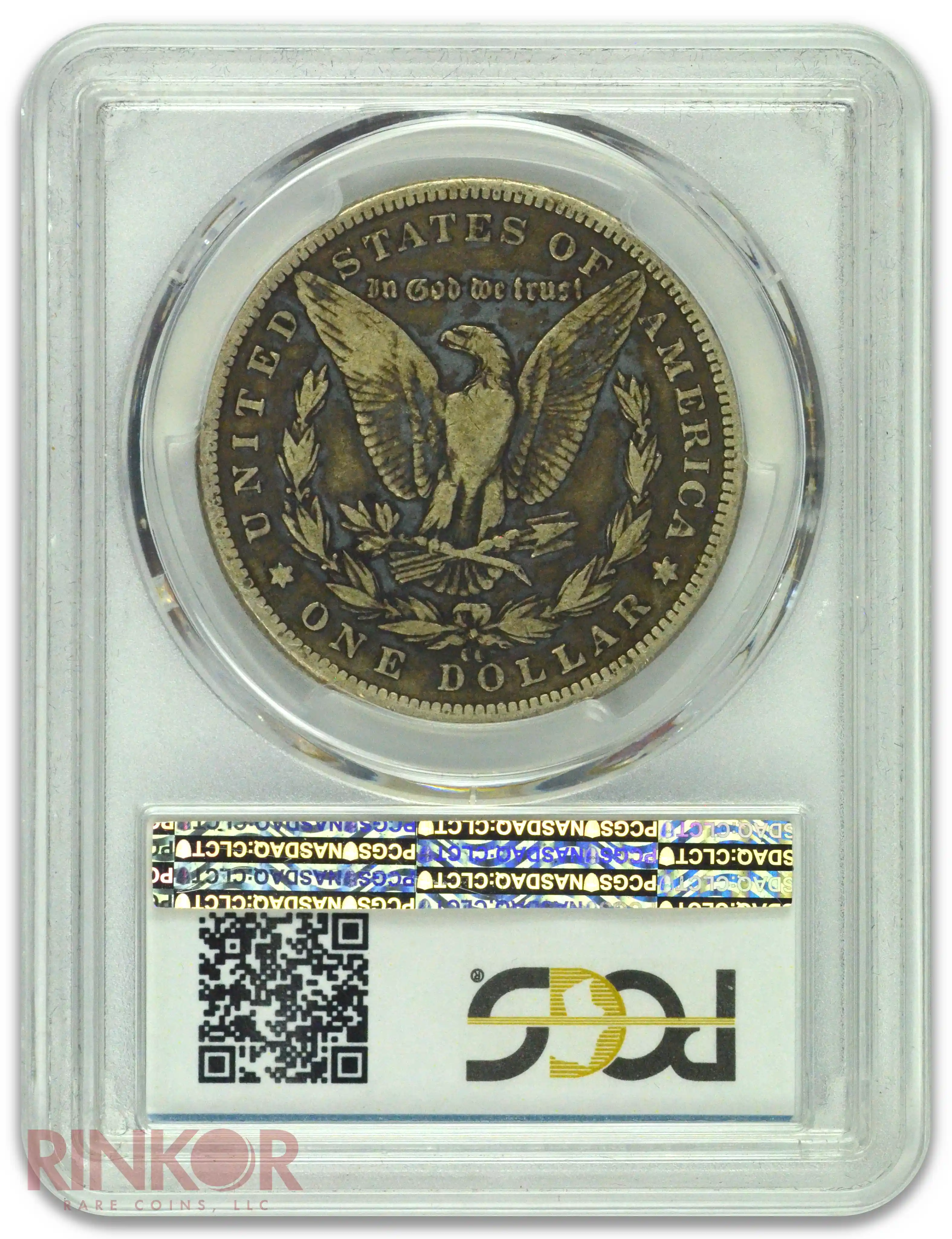 1889-CC $1 Morgan Dollar PCGS F-12