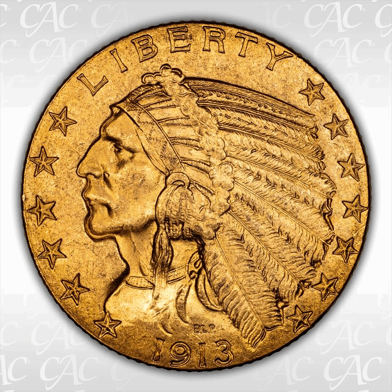 1913 $5 CACG MS 63