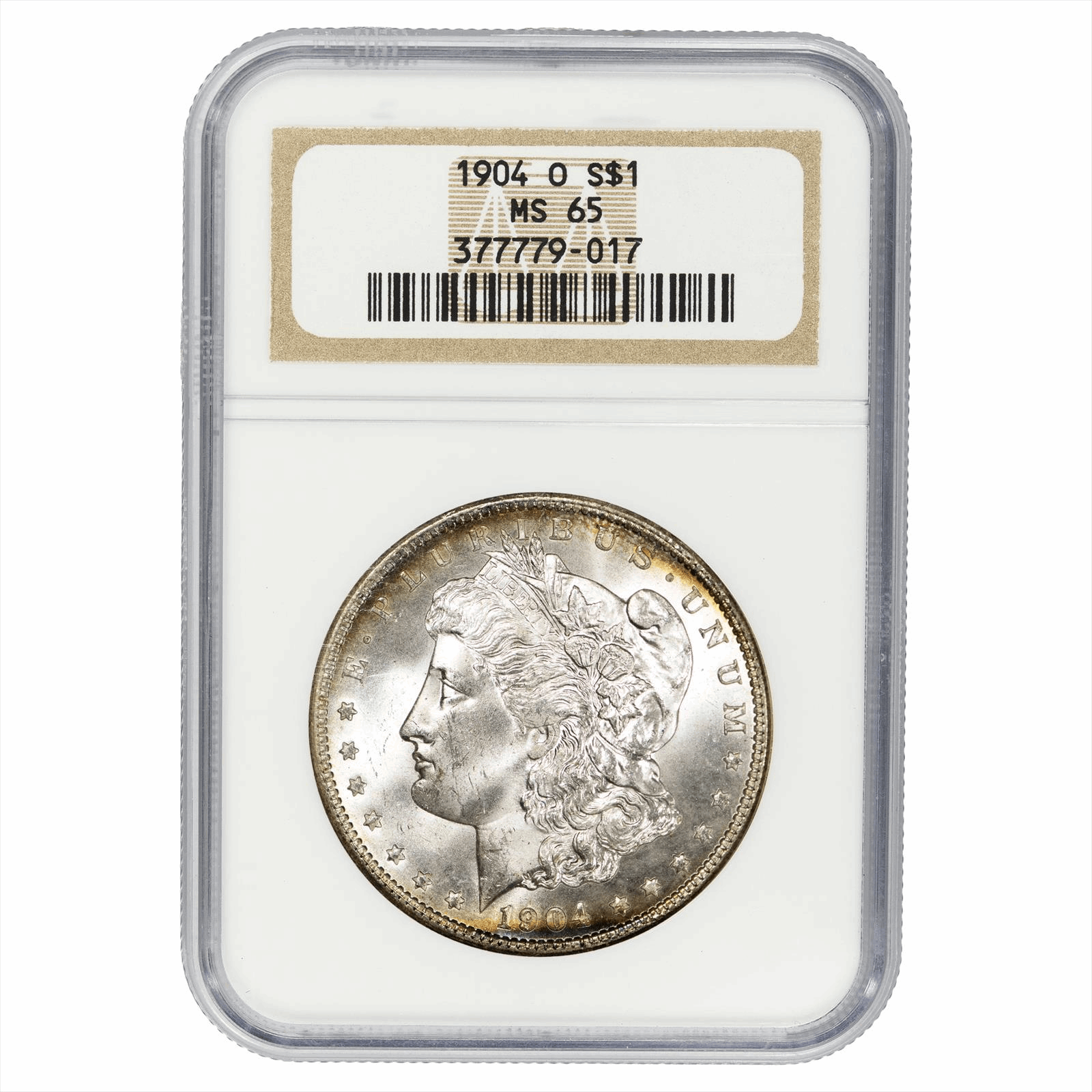 1904-O Morgan Silver Dollar $1 NGC MS 65