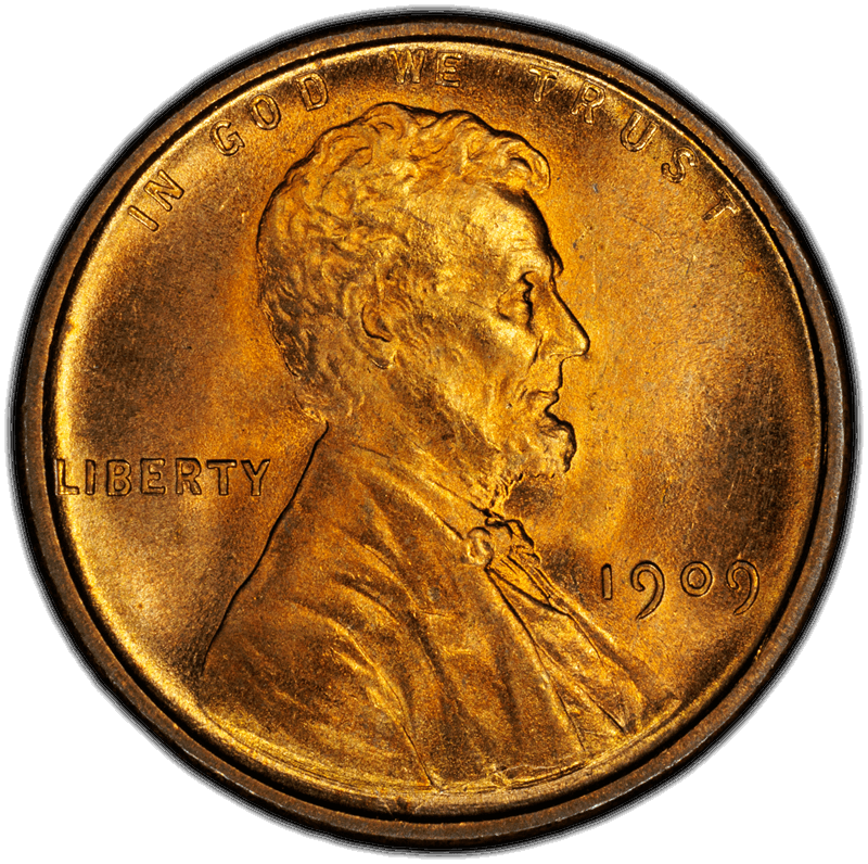 1909 VDB 1C PCGS MS67 RD CAC 