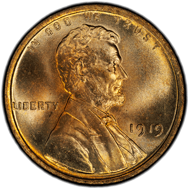 1919 1C PCGS MS 67+ RD 