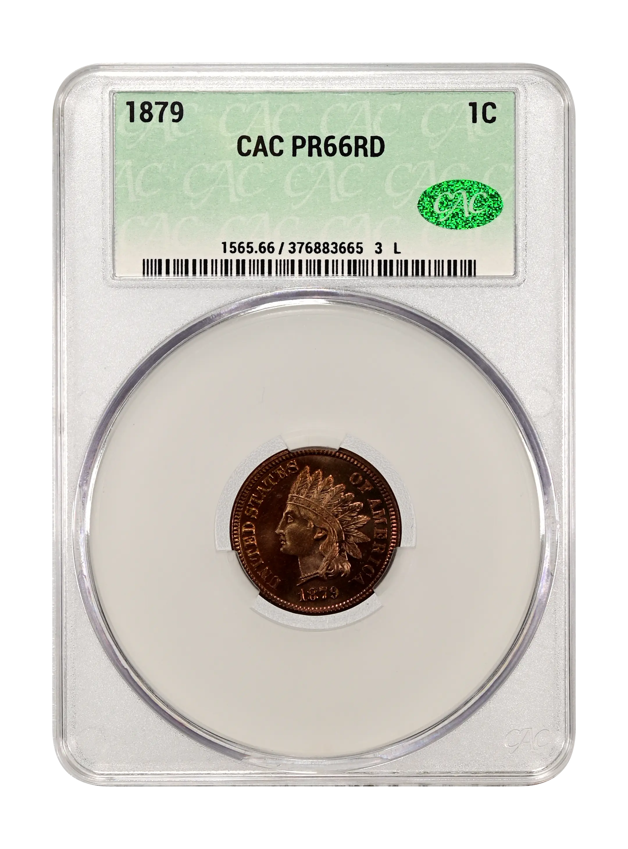 1879 1C CACG PF 66 RD 