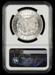 1887 O $1 NGC  MS62