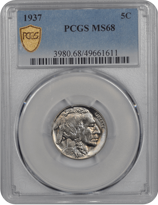 1937 Buffalo PCGS MS 68 