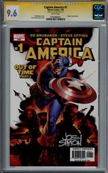 Captain America #1 CGC Signature Series 9.6 (Marvel, 2005) Signed by Joe Simon 