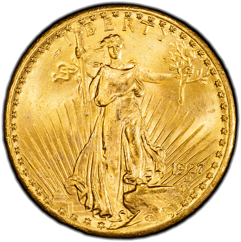 1927 $20 PCGS MS 66+ CAC