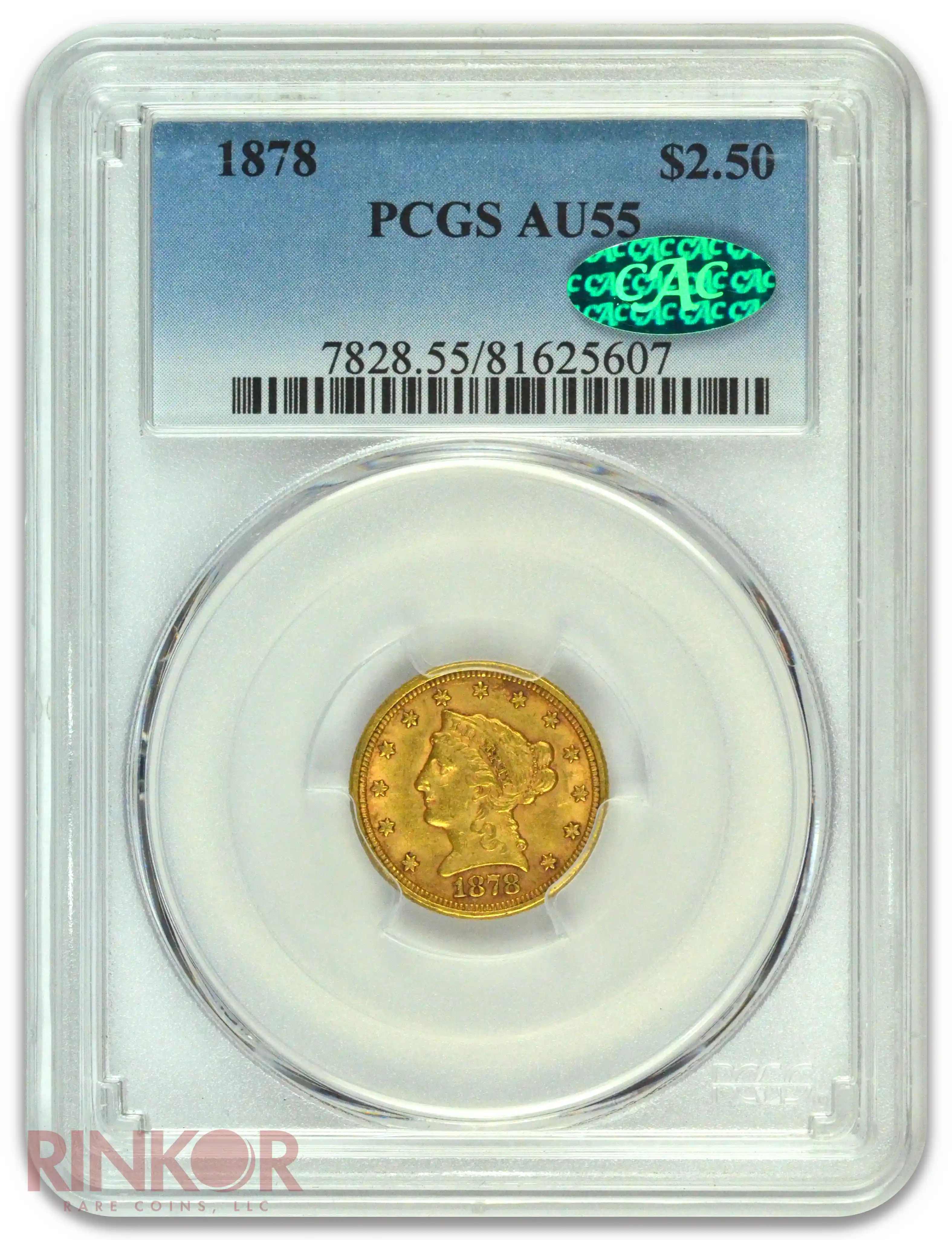 1878 $2.50 Liberty Head PCGS