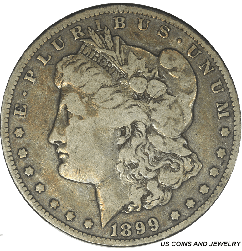 1899-O Morgan Silver Dollar $1 Very Fine VF