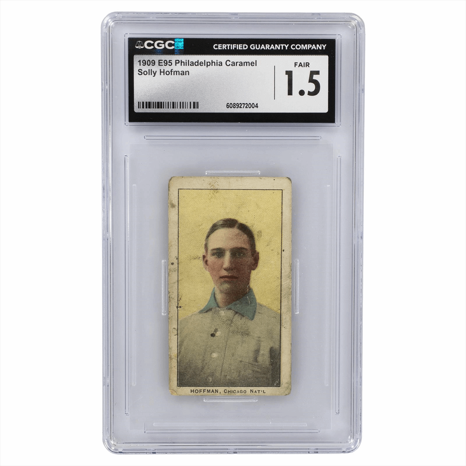 1909 E95 Philadelphia Caramel Solly Hoffman CGC Fair 1.5