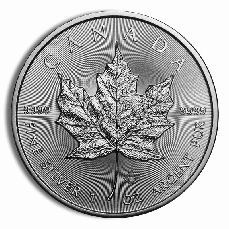 1 oz Canadian Silver Maple Leaf (Year Varies)