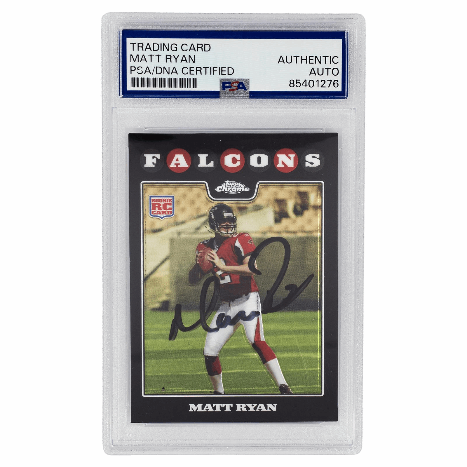 2008 Topps Chrome Matt Ryan #TC166 PSA AUTHENTIC AUTO