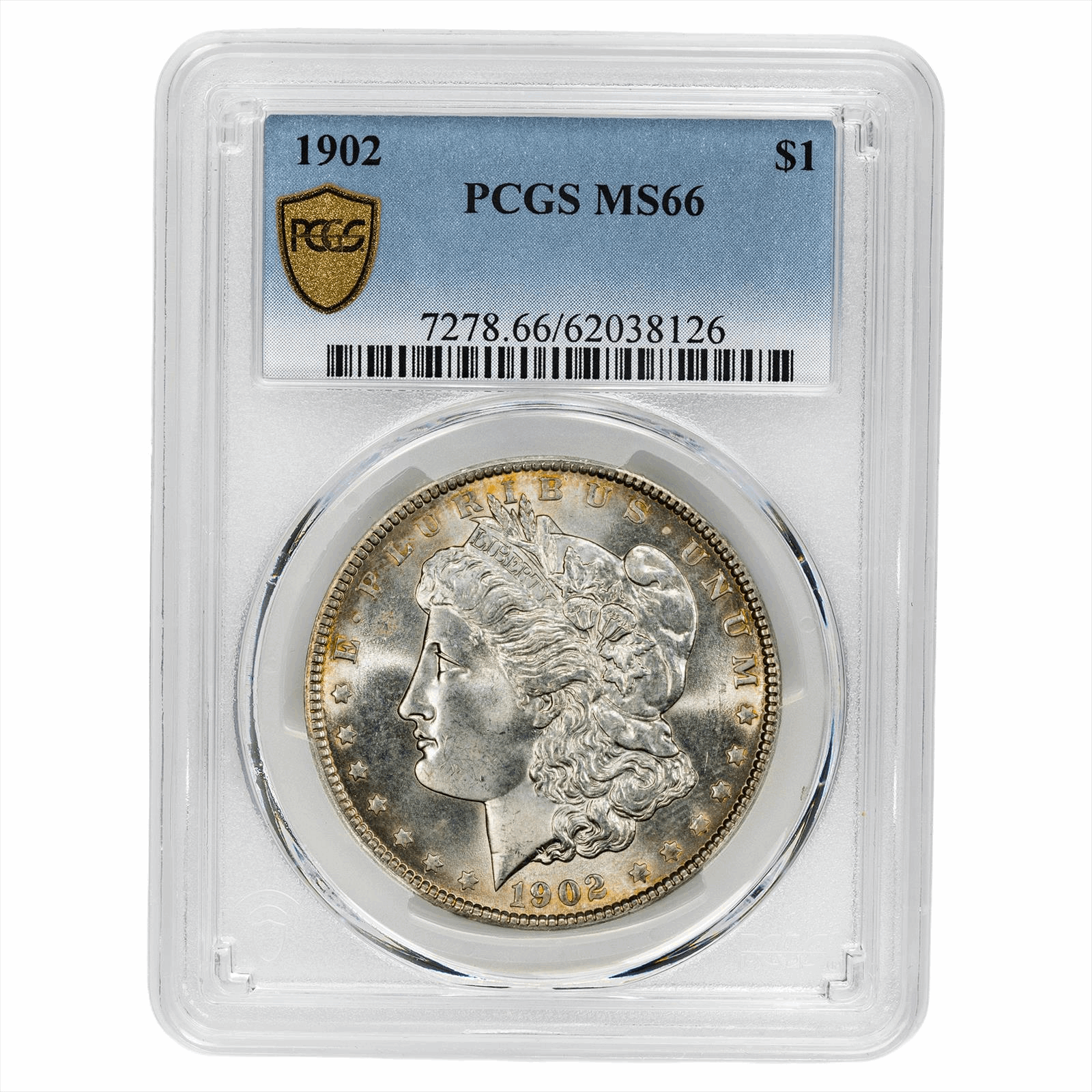 1902 Morgan Dollar $1 PCGS MS 66 