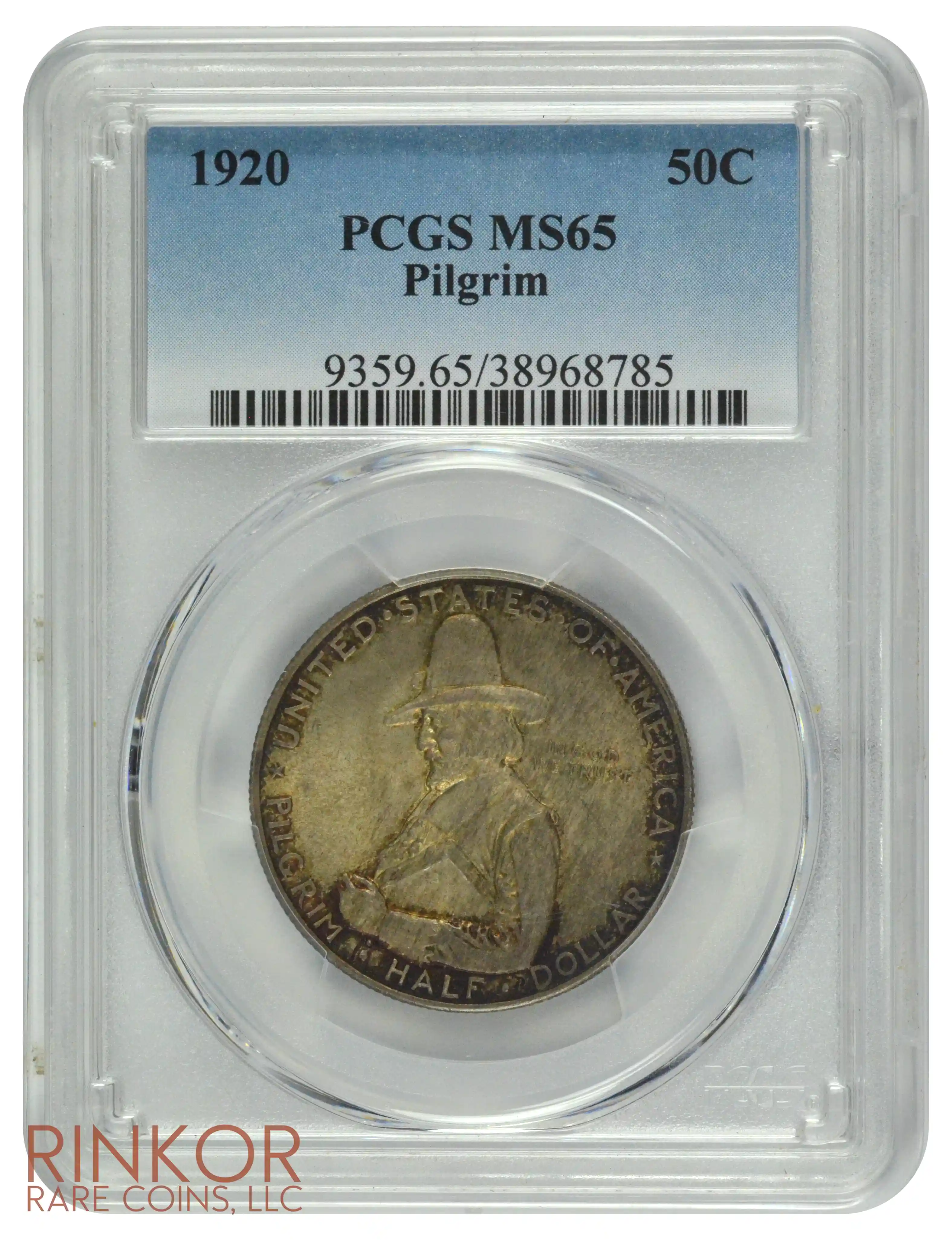 1920 Pilgrim Commemorative Half Dollar PCGS MS 65
