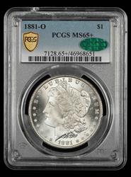 1881-O $1 PCGS MS 65+ CAC