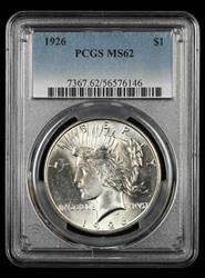 1926 $1 PCGS MS 62