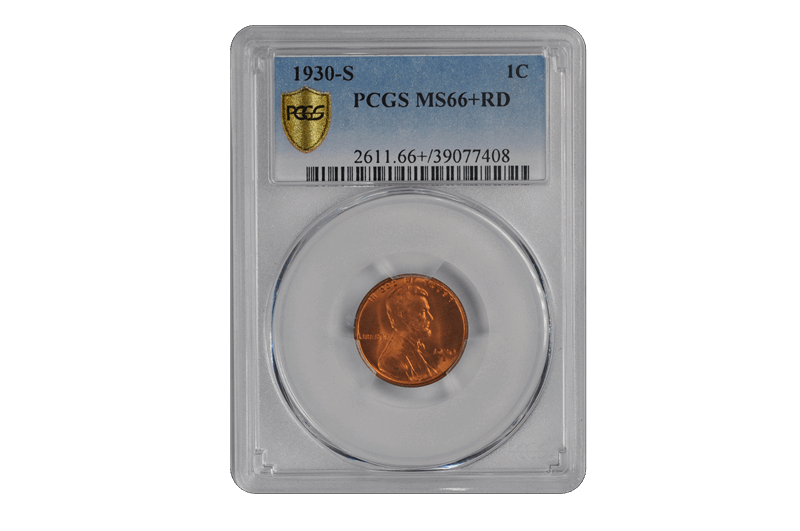 1930-S Lincoln Wheat PCGS RD 66+