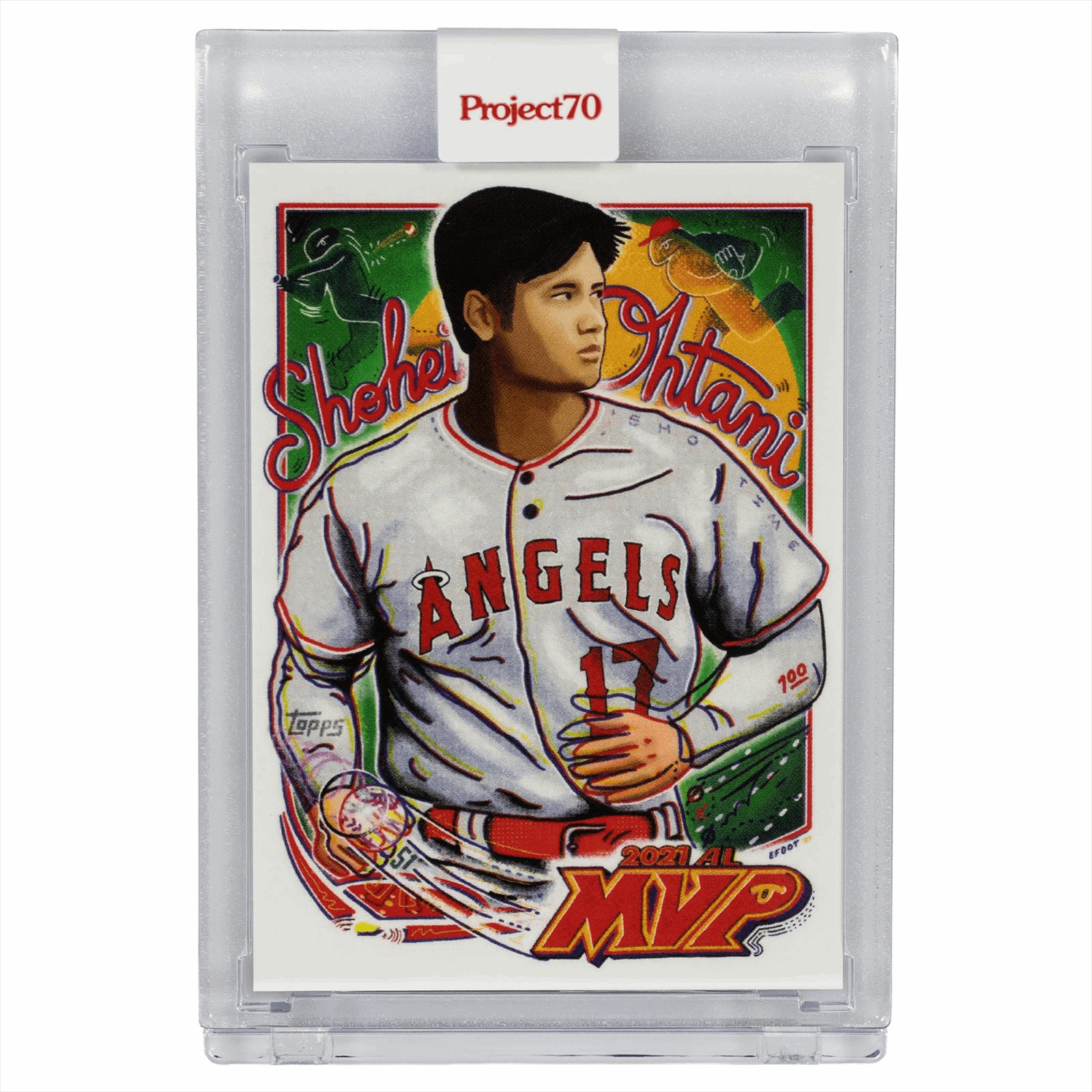 2021 Topps Project 70 Shohei Ohtani by Efdot #722 