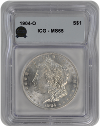 1904-O Morgan ICG MS 65