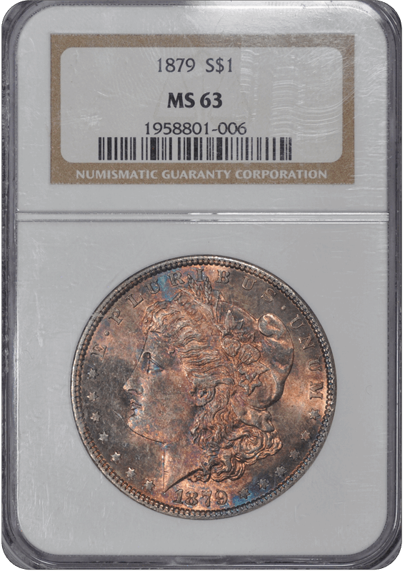1879  Morgan Dollar NGC MS 63