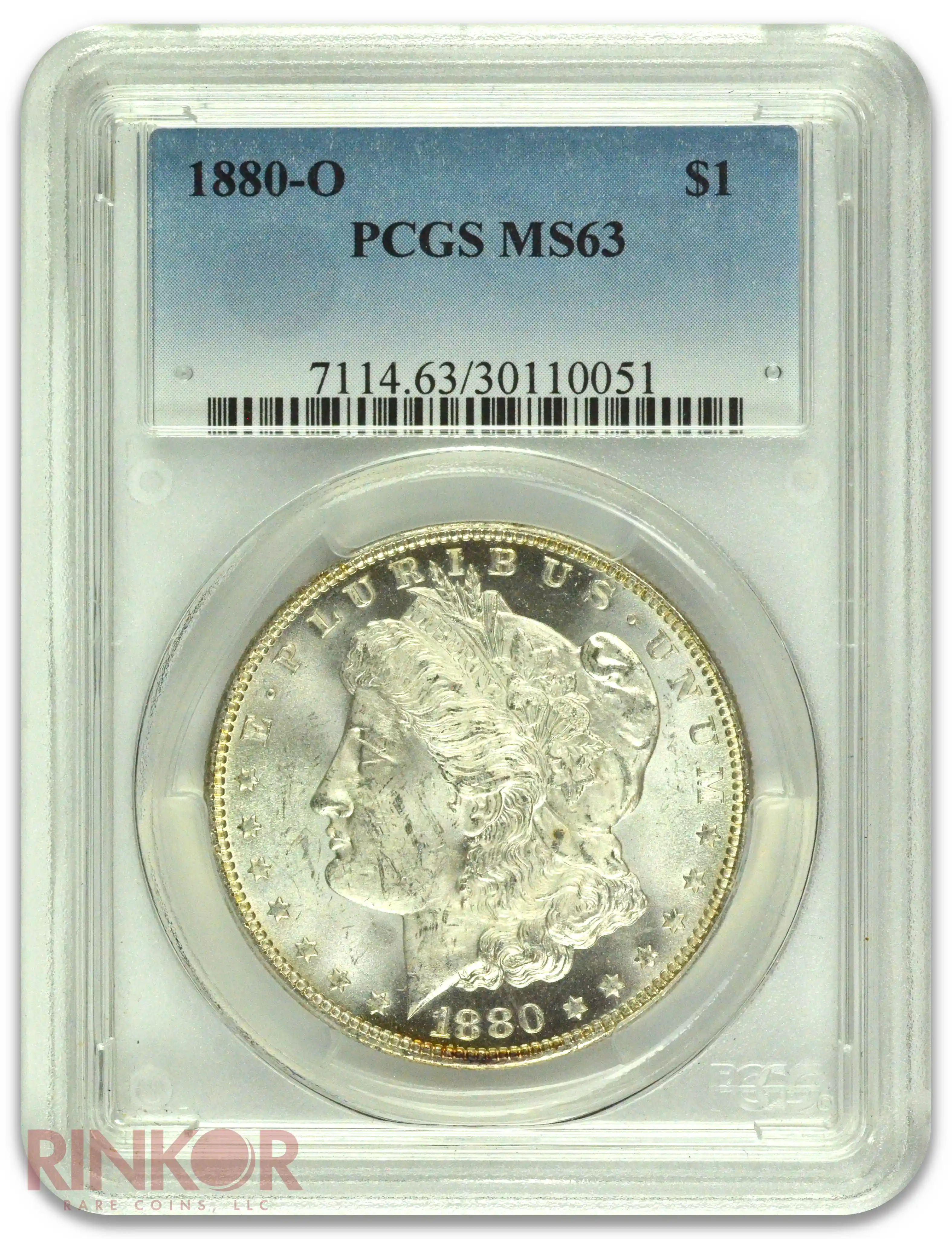 1880-O $1 Morgan Dollar PCGS MS 63