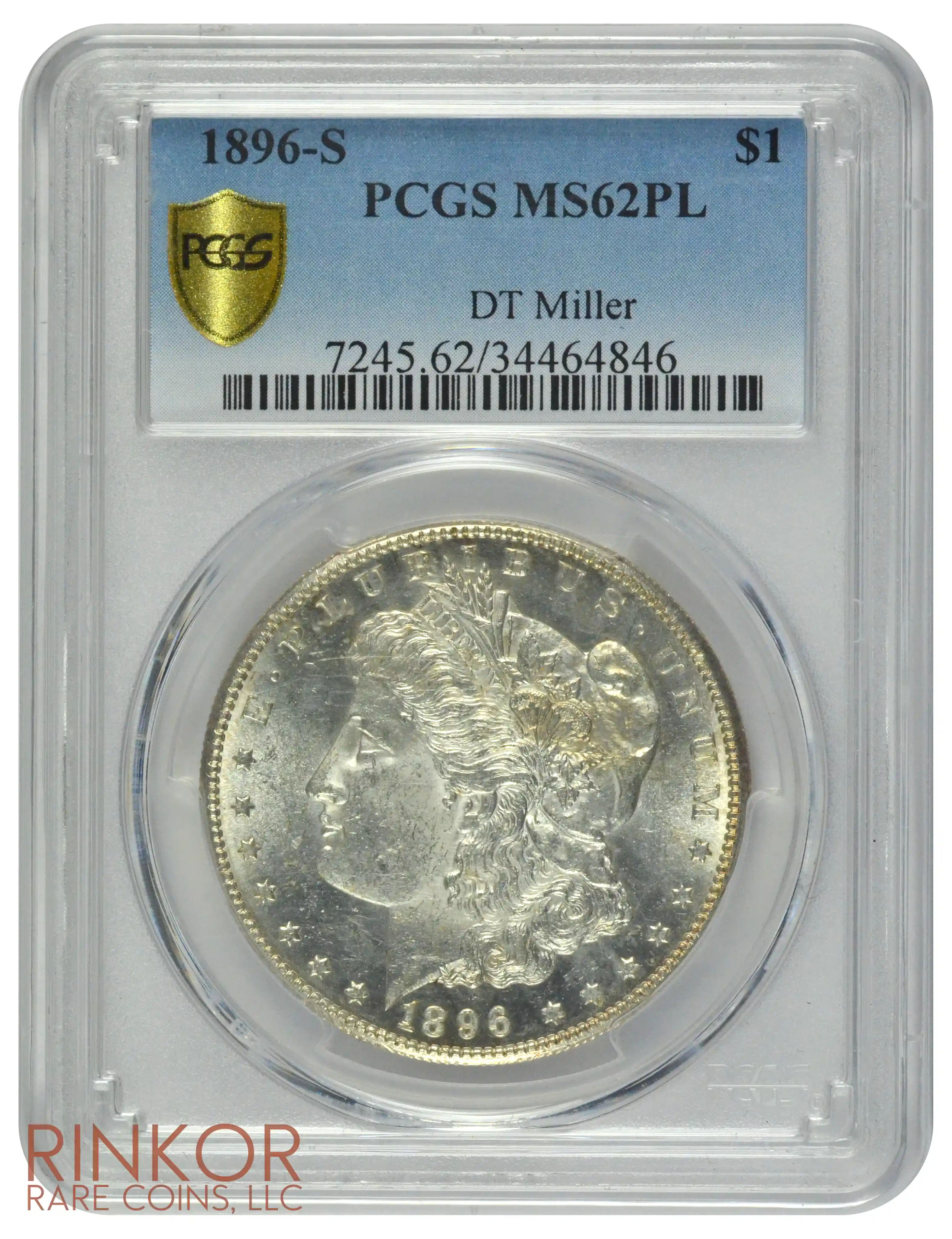 1896-S $1 PCGS