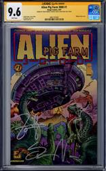 Alien Pig Farm 3000 #1 CGC 9.6 Signature Series  Signed by Todd Farmer, Thomas Jane, Steve Niles 