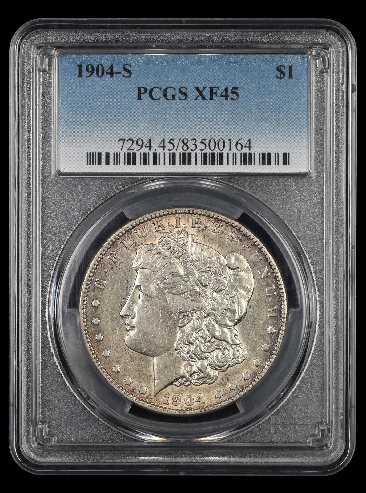 1904-S $1 PCGS XF-45