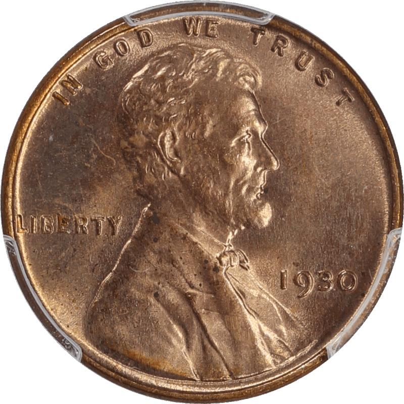 1930 Lincoln Wheat Cent 1C PCGS MS 65 RD
