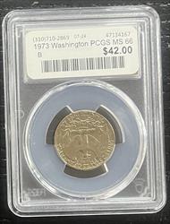 1973 Washington PCGS MS 66