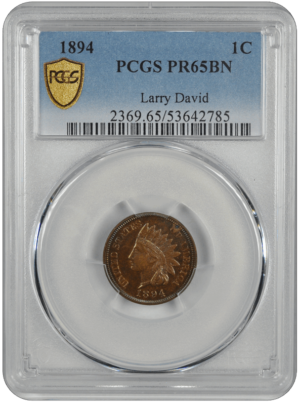 1894 Indian Head PCGS BN 65