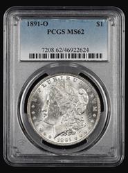 1891 O $1 PCGS MS62 MS62