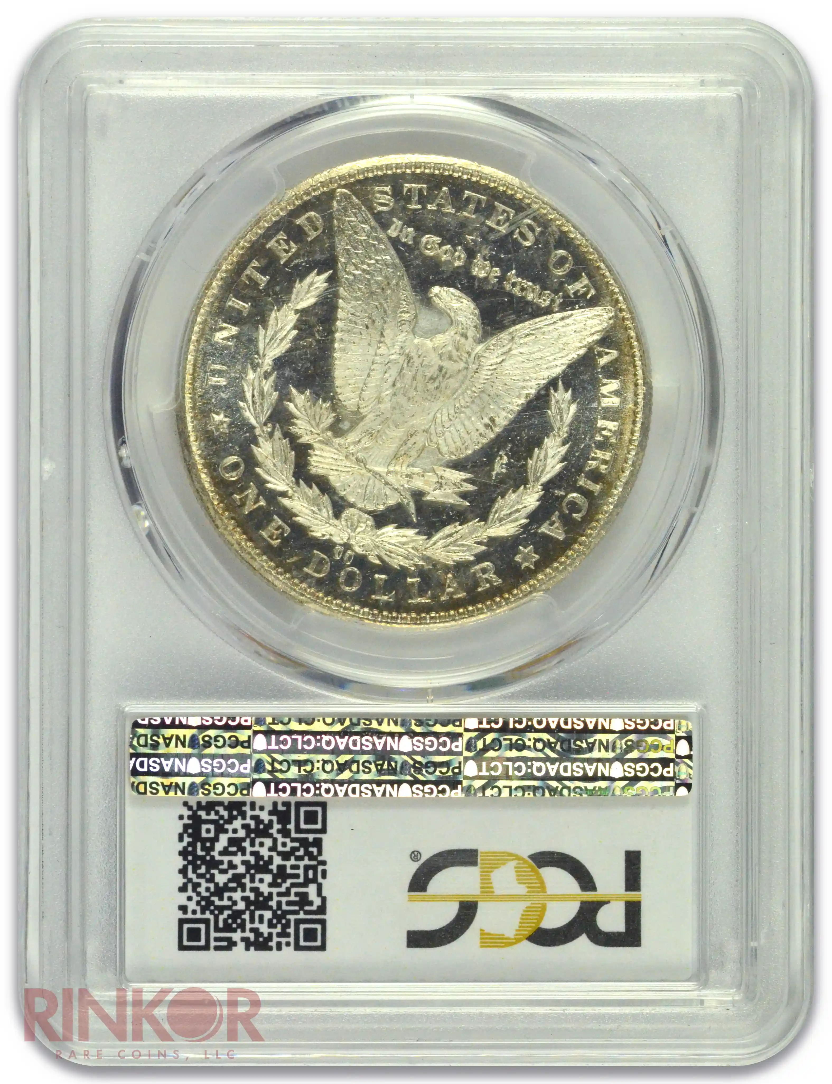 1884-CC $1 Morgan Dollar PCGS MS 65+ DMPL CAC