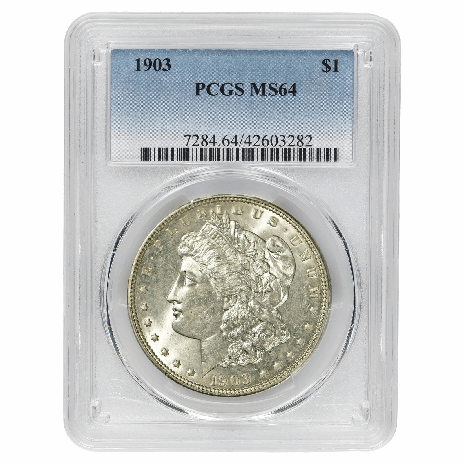 1903 Morgan Silver Dollar $1 PCGS MS 64