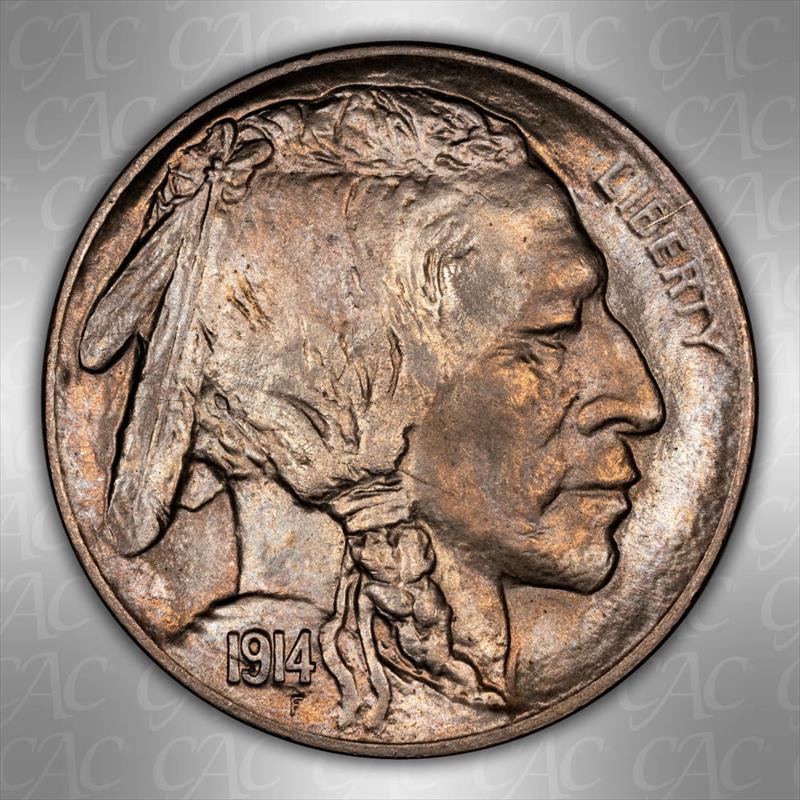 1914-D 5c CACG MS 65