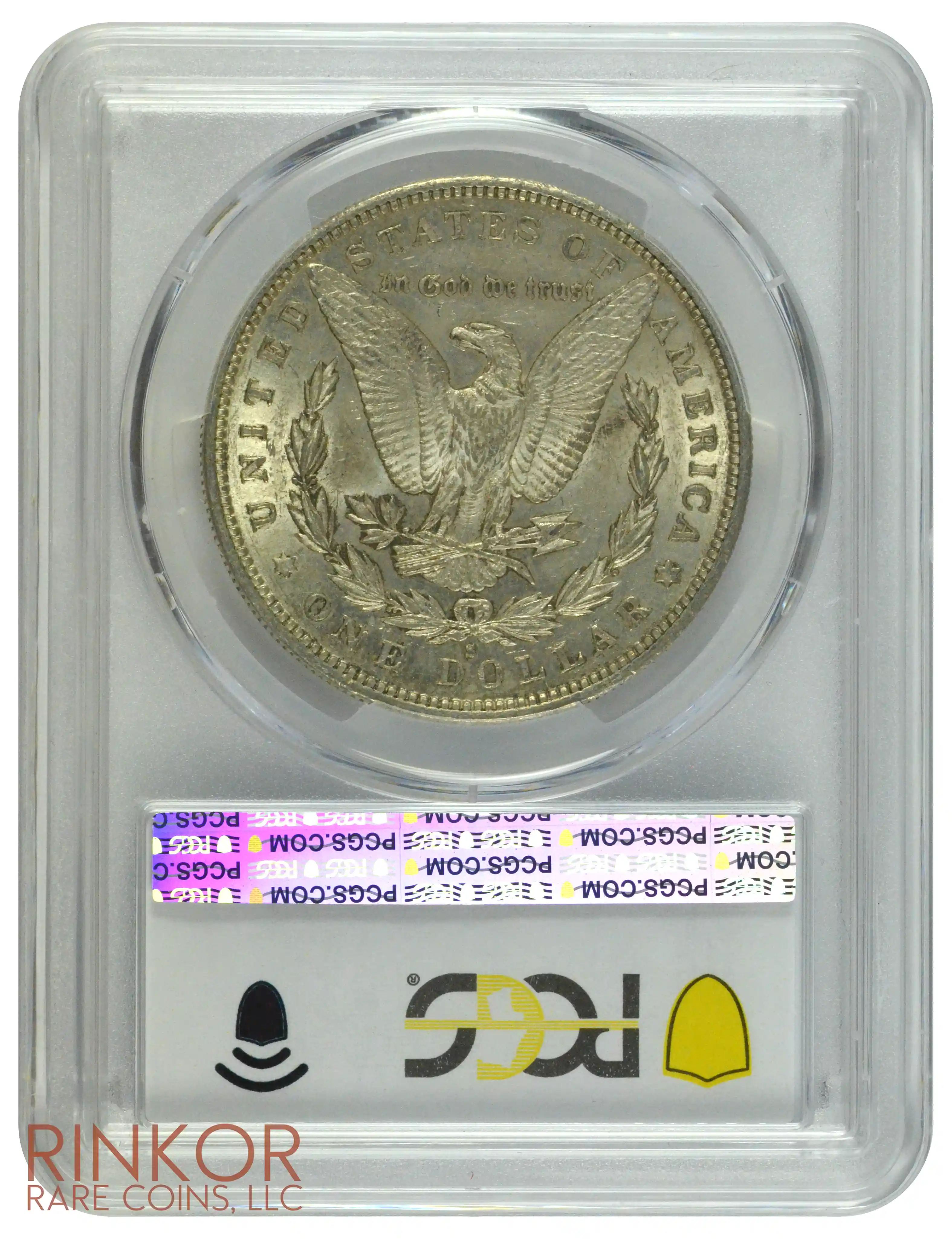 1887-S $1 PCGS AU-58