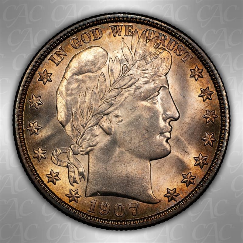 1907-O 50C CACG MS 66 