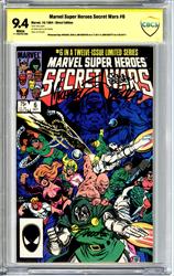 Marvel Super Heroes Secret Wars #6 CBCS 9.4 Signed by John Beatt, Mike Zeck, & Jim Shooter 