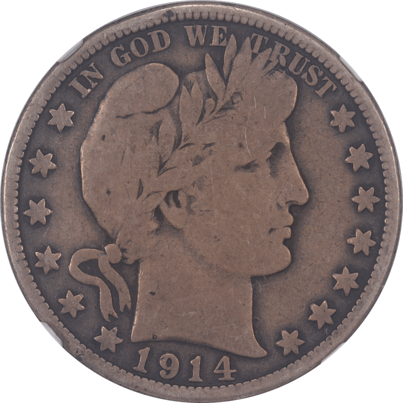 1914 Barber Half Dollar 50c NGC VG 10 