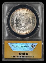 1888 O $1 VAM 1A2 E Reverse Top 100 ANACS MS62