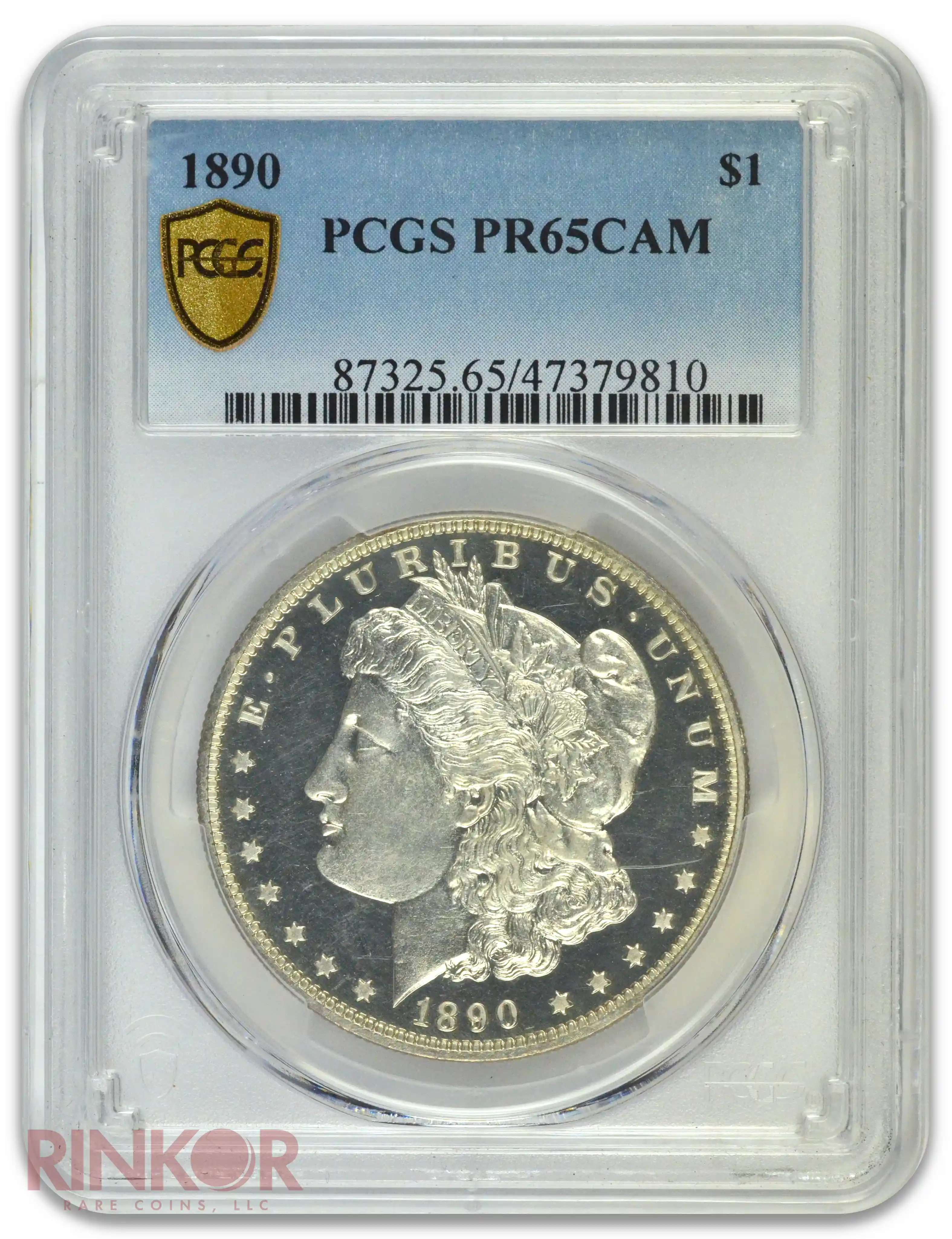 1890 $1 Morgan Dollar PCGS PR 65 CAM
