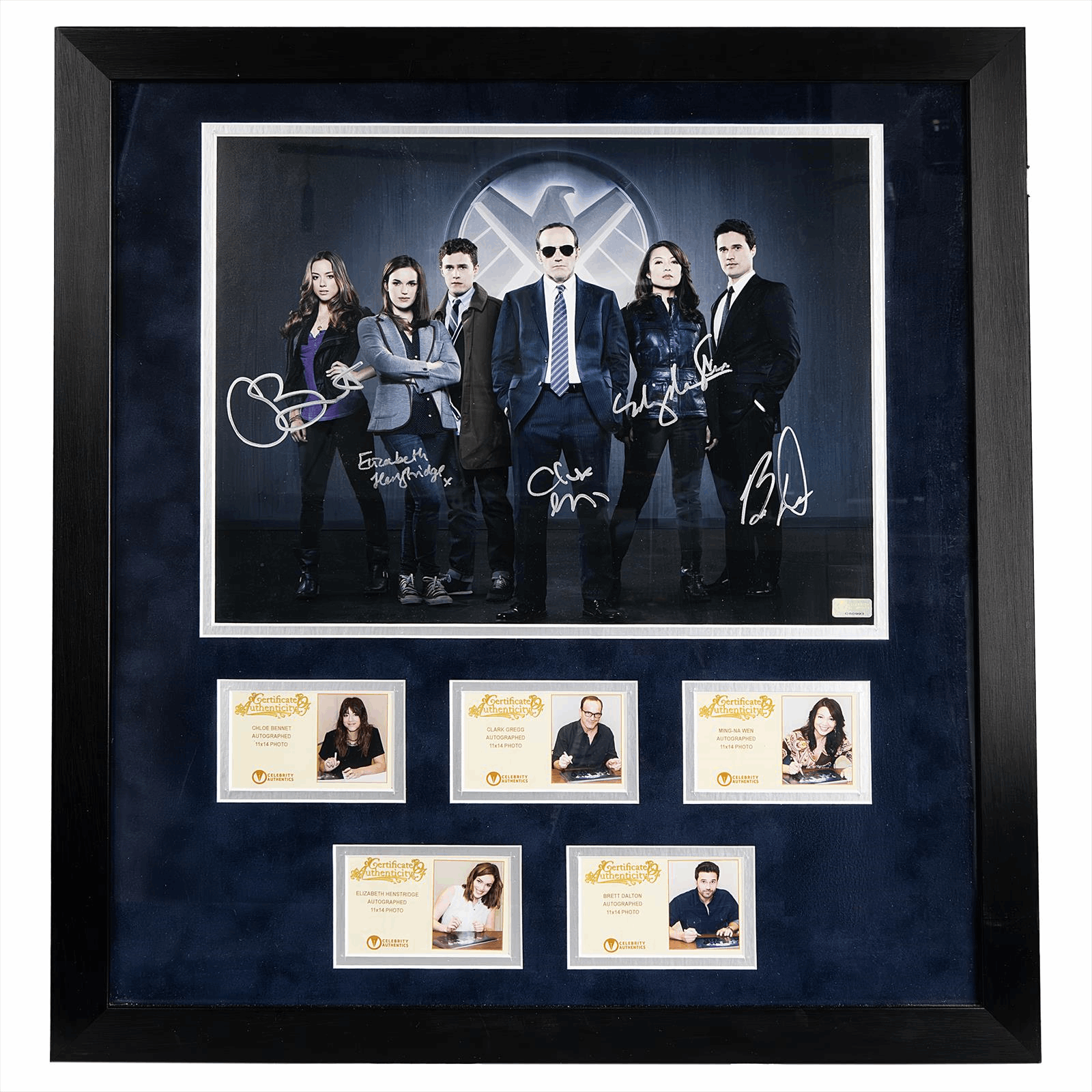Agents of Shield Cast Signed Photo Framed Celebrity Authentics Certified 