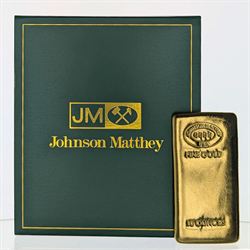 10 OZ GOLD BAR JOHNSON MATTHEY WITH BOX 