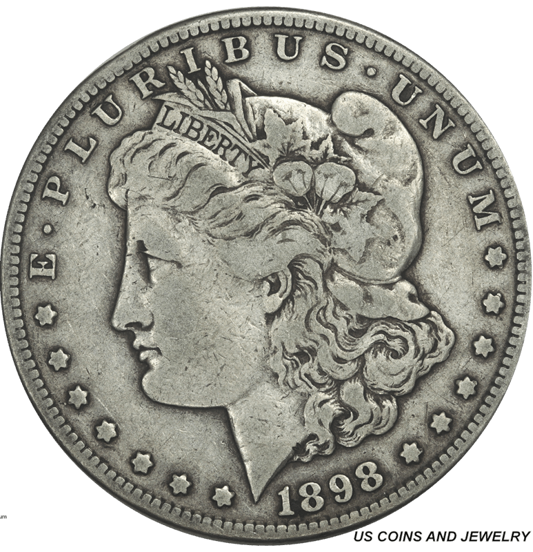 1898-S Morgan Silver Dollar $1 Very Fine VF