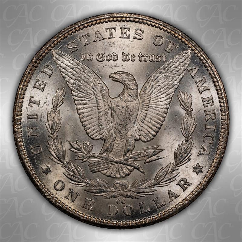 1885-CC $1 CACG MS 63