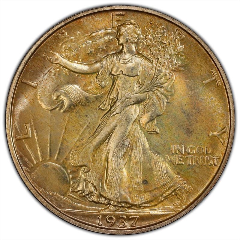1937 50C PCGS PR 67+ CAC