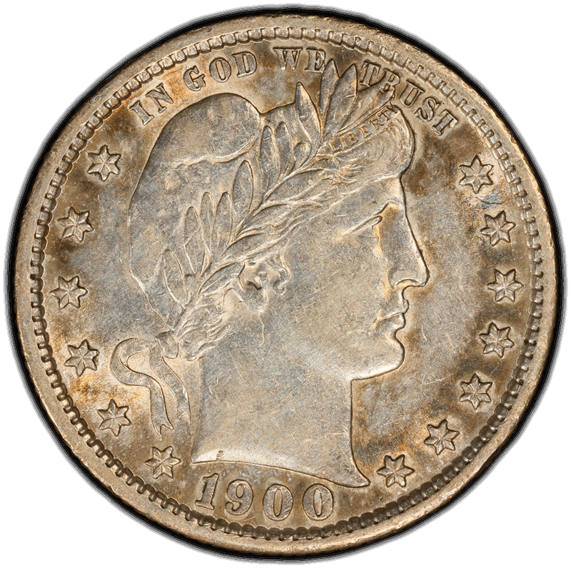 1900-S 25c PCGS AU53 